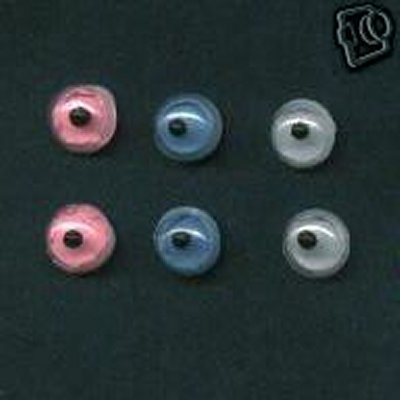 Wobbly googly eyes - 9mm coloured x 20